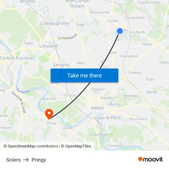 Solers to Pringy map