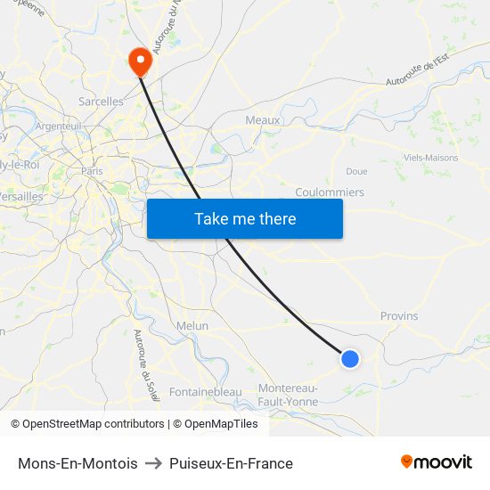 Mons-En-Montois to Puiseux-En-France map