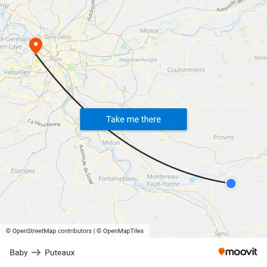 Baby to Puteaux map