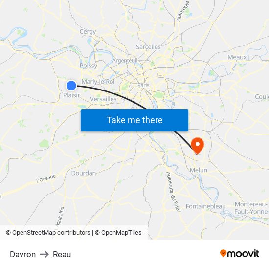 Davron to Reau map