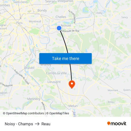 Noisy - Champs to Reau map