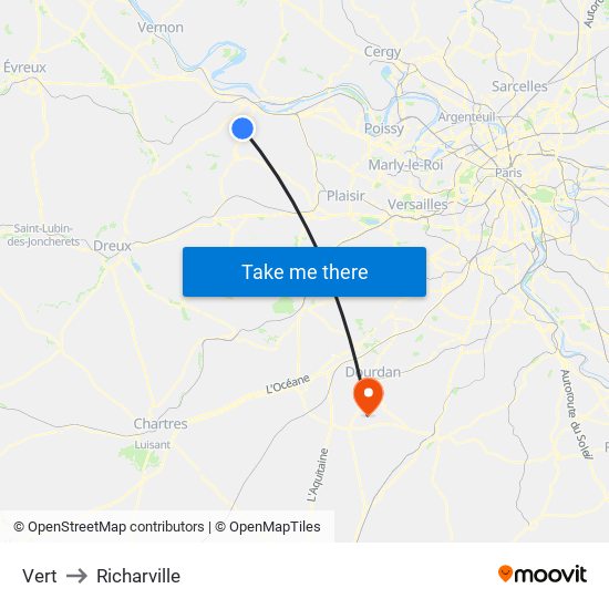 Vert to Richarville map