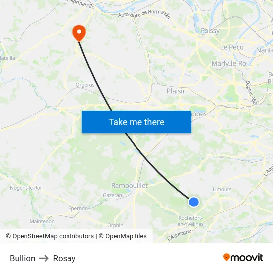 Bullion to Rosay map