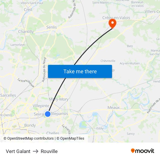 Vert Galant to Rouville map