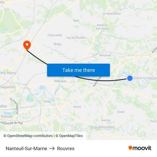 Nanteuil-Sur-Marne to Rouvres map