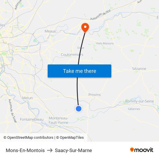 Mons-En-Montois to Saacy-Sur-Marne map
