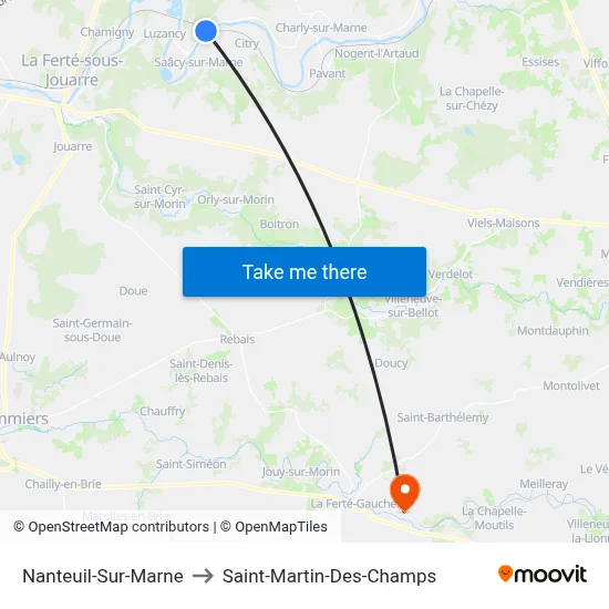 Nanteuil-Sur-Marne to Saint-Martin-Des-Champs map