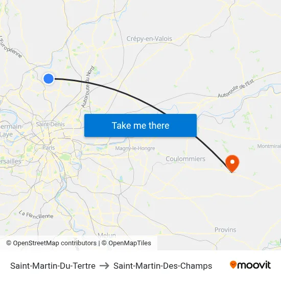 Saint-Martin-Du-Tertre to Saint-Martin-Des-Champs map