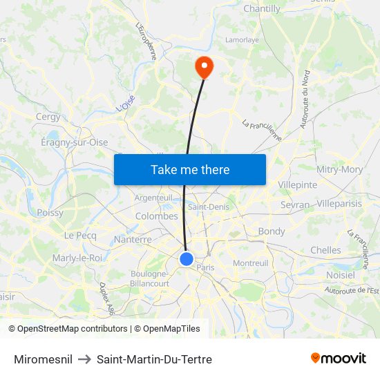 Miromesnil to Saint-Martin-Du-Tertre map
