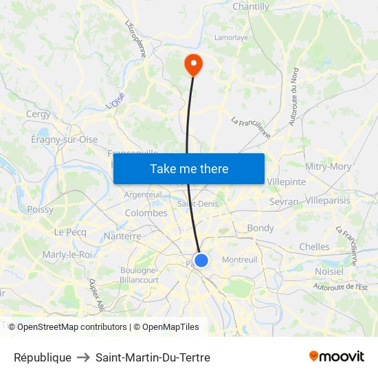 République to Saint-Martin-Du-Tertre map