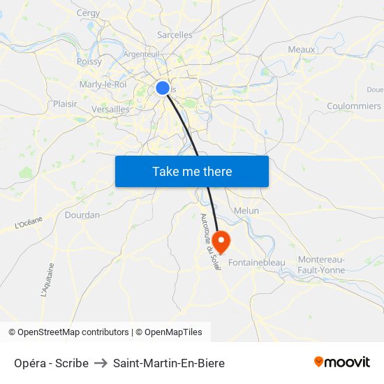 Opéra - Scribe to Saint-Martin-En-Biere map