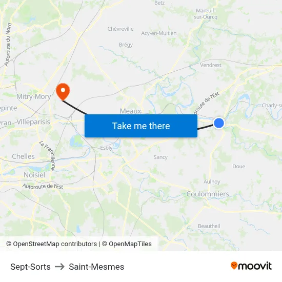 Sept-Sorts to Saint-Mesmes map