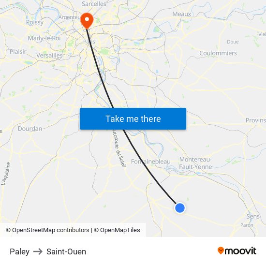 Paley to Saint-Ouen map