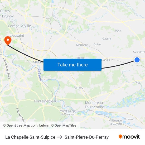 La Chapelle-Saint-Sulpice to Saint-Pierre-Du-Perray map