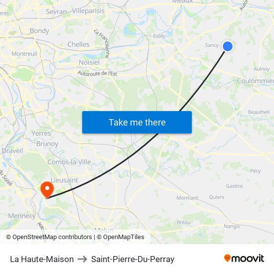 La Haute-Maison to Saint-Pierre-Du-Perray map