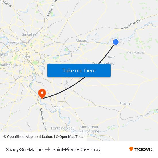 Saacy-Sur-Marne to Saint-Pierre-Du-Perray map