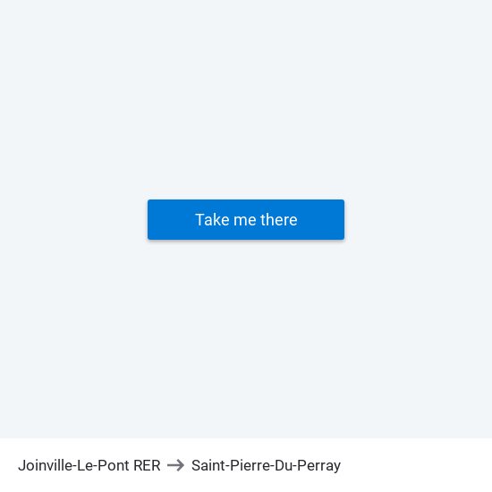 Joinville-Le-Pont RER to Saint-Pierre-Du-Perray map