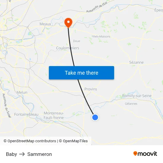 Baby to Sammeron map