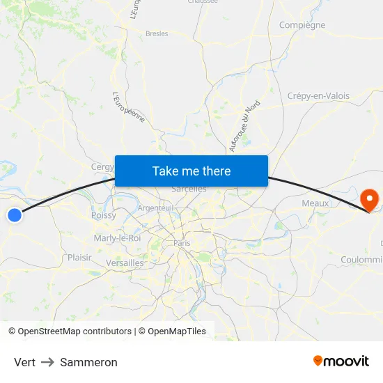 Vert to Sammeron map