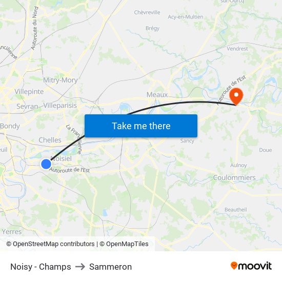 Noisy - Champs to Sammeron map