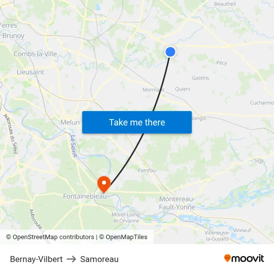 Bernay-Vilbert to Samoreau map