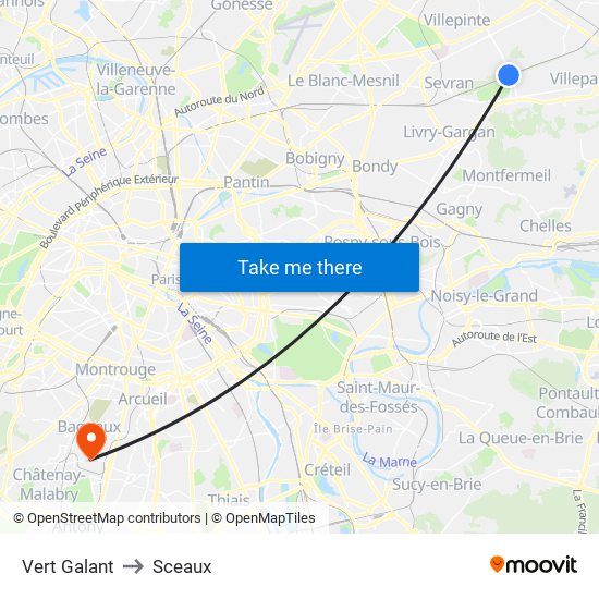 Vert Galant to Sceaux map