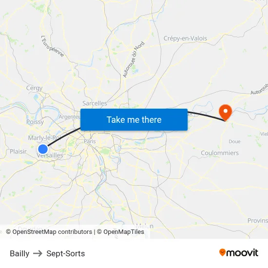 Bailly to Sept-Sorts map