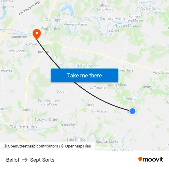 Bellot to Sept-Sorts map