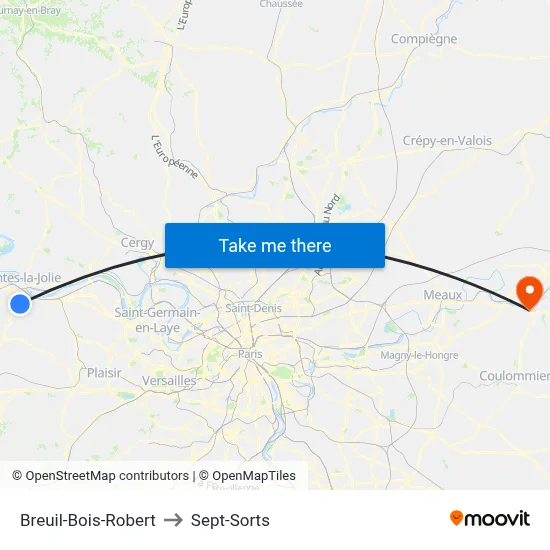 Breuil-Bois-Robert to Sept-Sorts map
