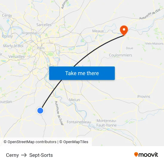 Cerny to Sept-Sorts map