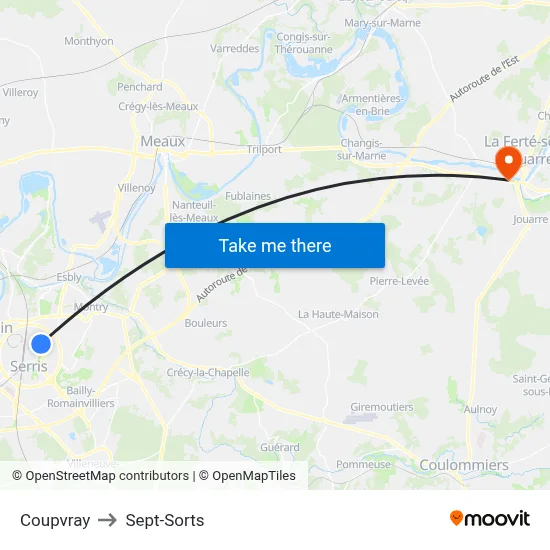 Coupvray to Sept-Sorts map