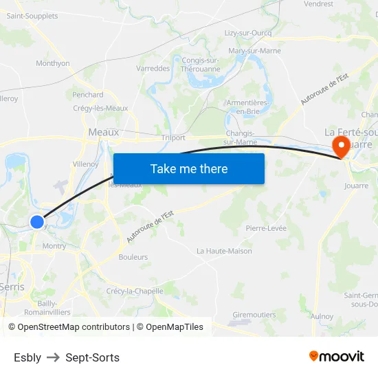 Esbly to Sept-Sorts map