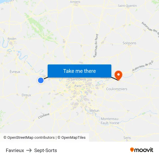 Favrieux to Sept-Sorts map