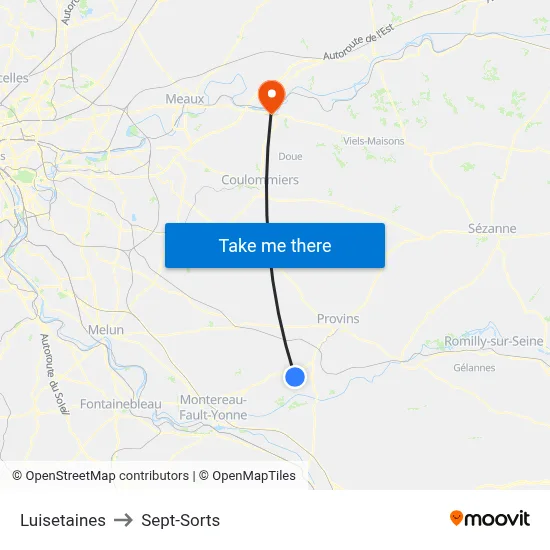 Luisetaines to Sept-Sorts map