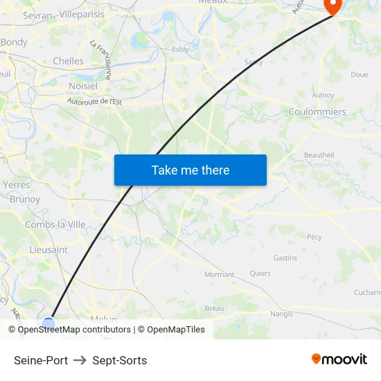 Seine-Port to Sept-Sorts map