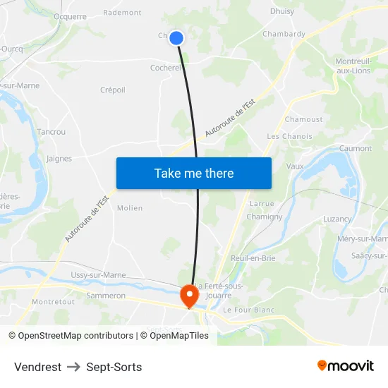 Vendrest to Sept-Sorts map