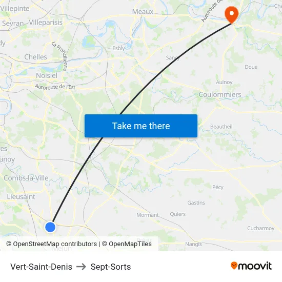 Vert-Saint-Denis to Sept-Sorts map