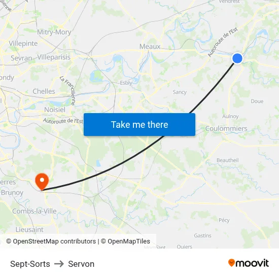 Sept-Sorts to Servon map