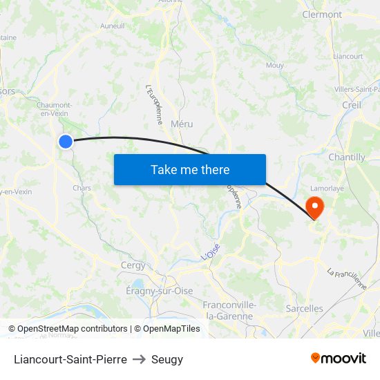 Liancourt-Saint-Pierre to Seugy map