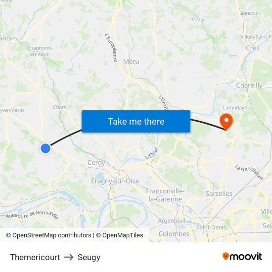 Themericourt to Seugy map