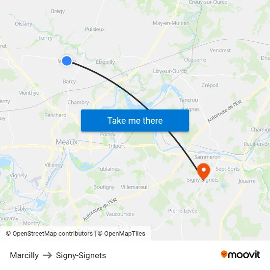 Marcilly to Signy-Signets map