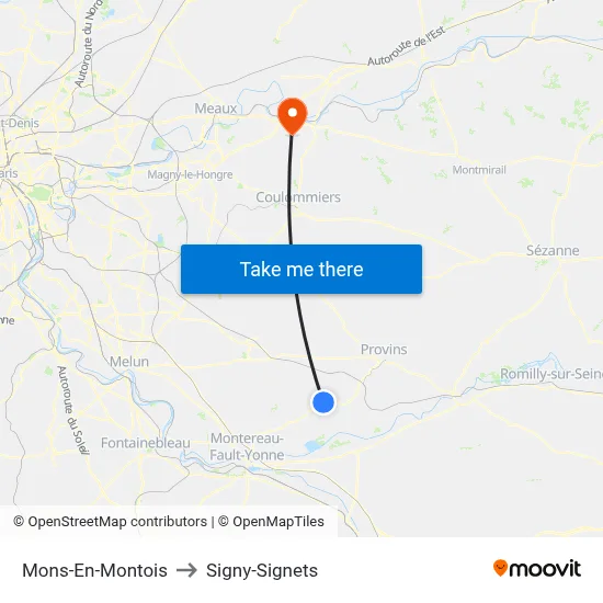 Mons-En-Montois to Signy-Signets map