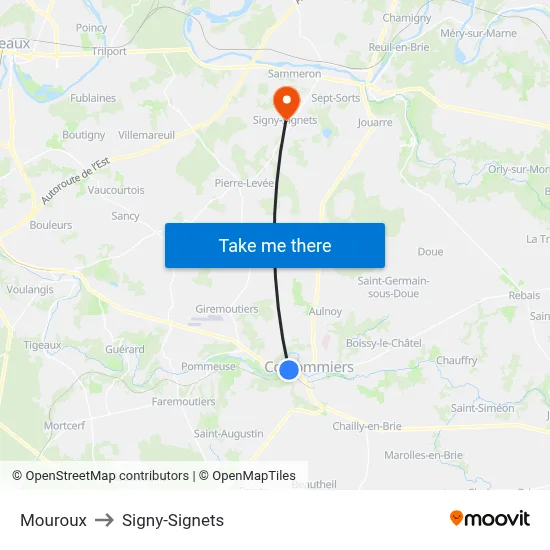 Mouroux to Signy-Signets map