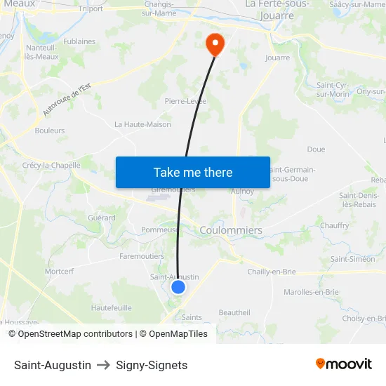 Saint-Augustin to Signy-Signets map