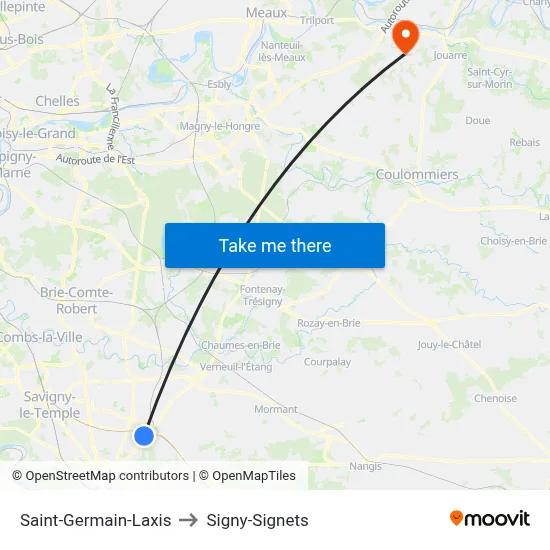 Saint-Germain-Laxis to Signy-Signets map