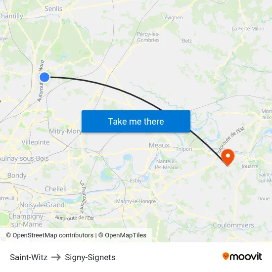 Saint-Witz to Signy-Signets map