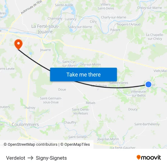 Verdelot to Signy-Signets map