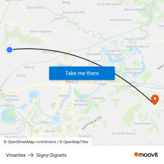 Vinantes to Signy-Signets map