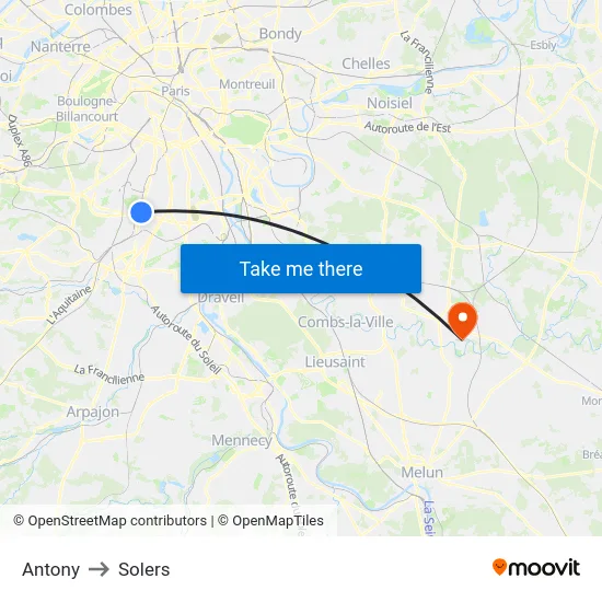 Antony to Solers map