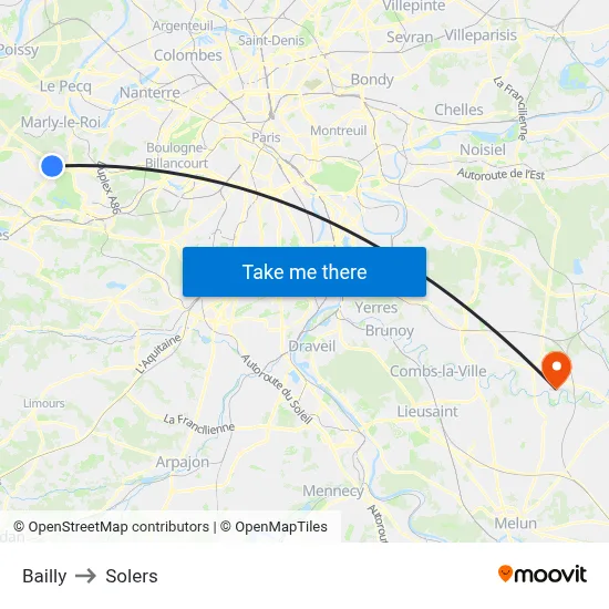 Bailly to Solers map